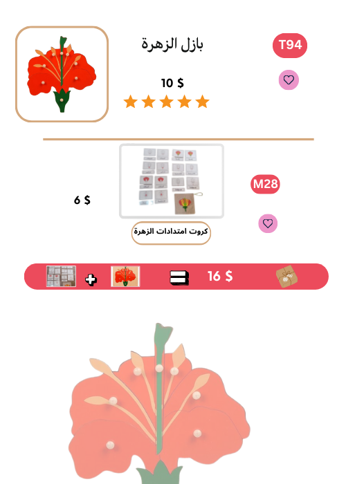 باكدج بازل الزهرة وكروت امتدادات الزهرة
